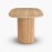 IFIPF-1011 Dining Table with Travertine Marble, Fluted Base