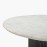 IFIPF-1016 Round Dining Table with White Marble, Fluted Base