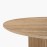 IFIPF-1017 Round Dining Table with Travertine Marble, Fluted Base