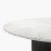 IFIPF-1018 Round Dining Table with White Marble, Fluted Base