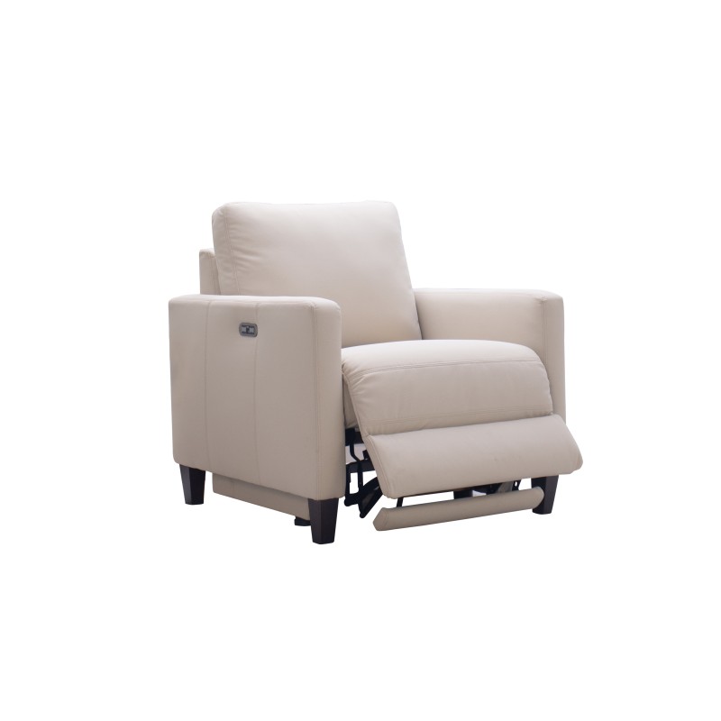 Athens Power Recliner in Joel Sand Fabric