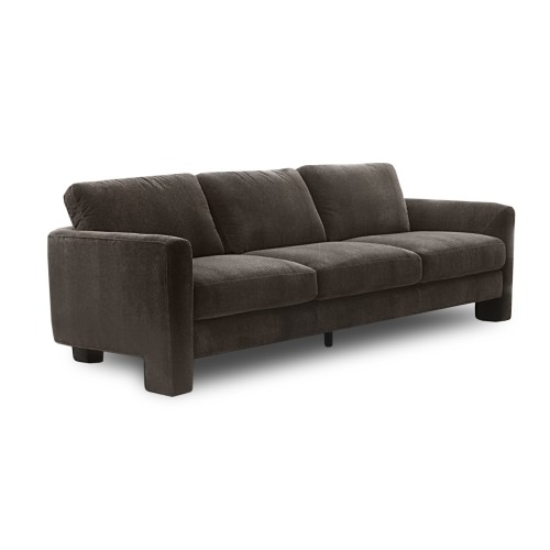 Birmingham Sofa in Mohair Sable Fabric