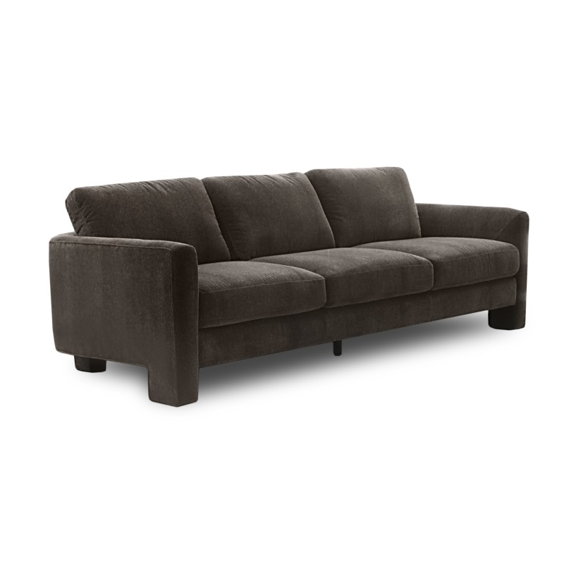 Birmingham Sofa in Mohair Sable Fabric
