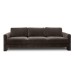Birmingham Sofa in Mohair Sable Fabric