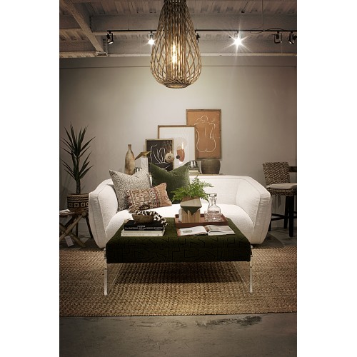 Corfu Sofa in Shay Snow