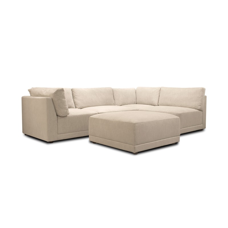 Derby Modular Sectional in C Jovan Earth