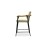 Haling Bar Stool in Ashford Cream on Black