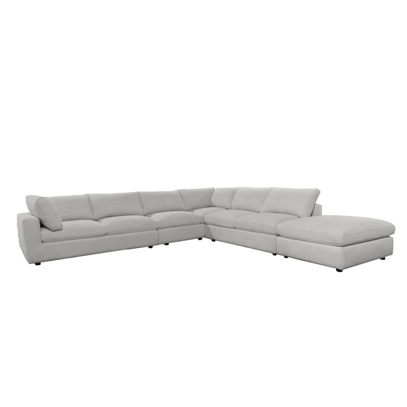 Parma KD Modular Sectional in Shay Snow