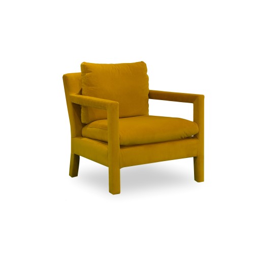 Oliver Club Chair in Marquis Curry