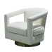 Open Swivel Chair in Amigo II Ivory