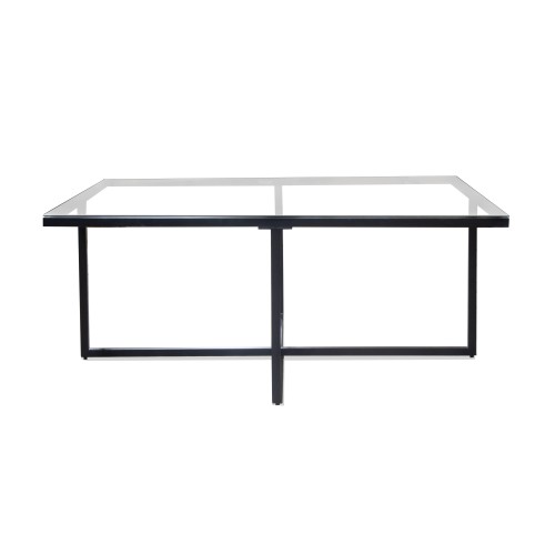RK-36334B Square Coffee Table - Black Finish