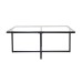 RK-36334B Square Coffee Table - Black Finish