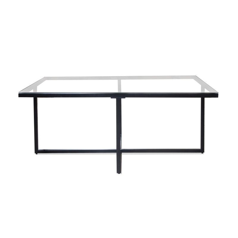 RK-36334B Square Coffee Table - Black Finish