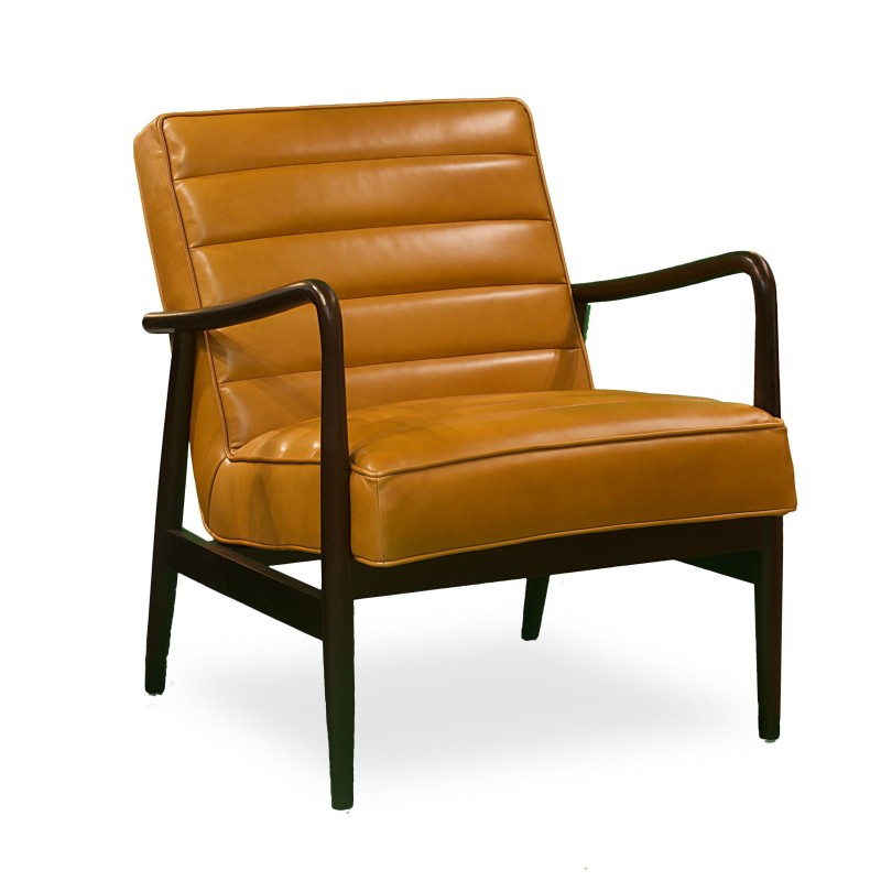 Stockton Club Chair in 8010 Top Grain Leather