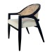 Thompson Dining Chair in Ashford Cream / Rattan
