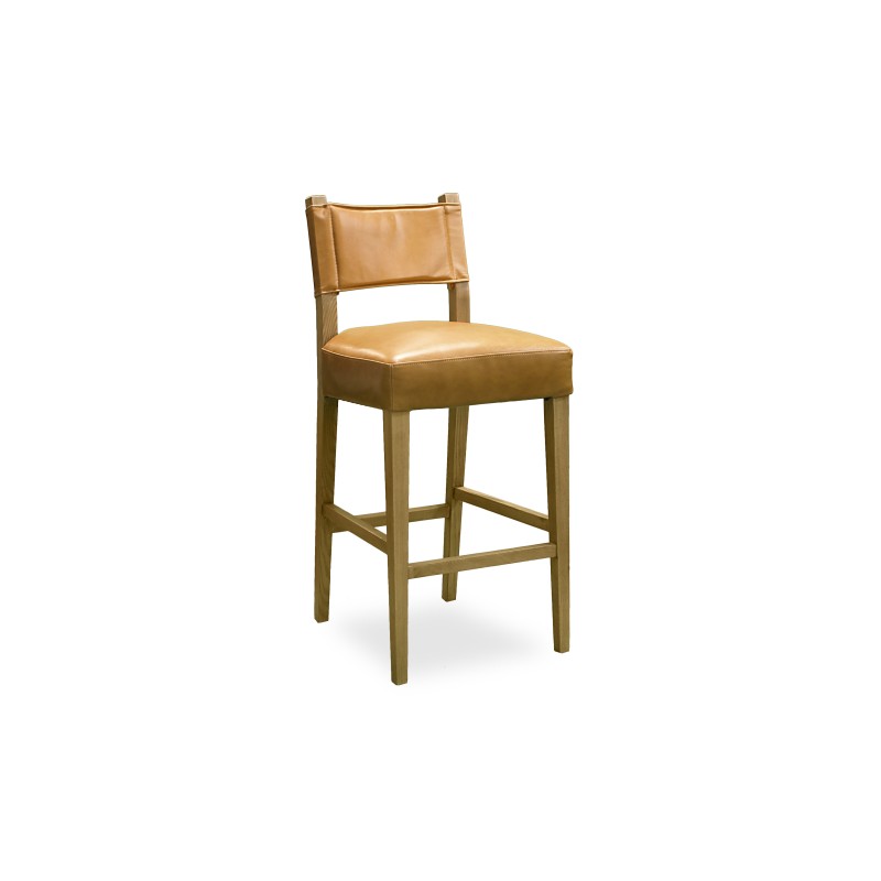York Bar Stool in 8010 Top Grain Leather