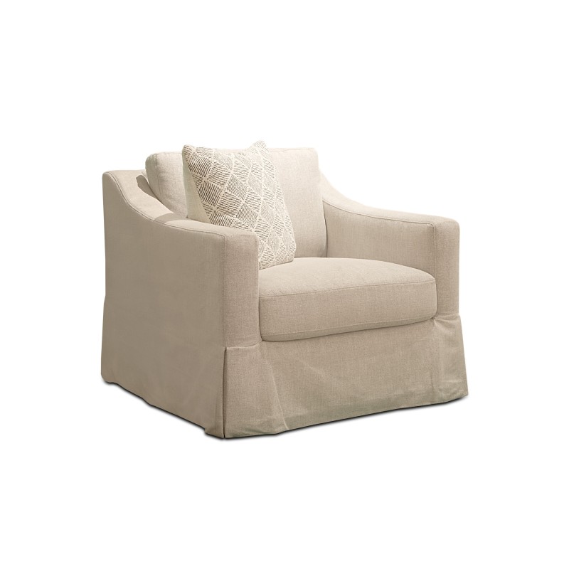 Billaboa Chair in C Jovan Earth Fabric